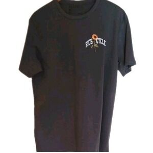 RICH CYCLE Rebel  Mens Graphic T Shirt XXLarge Sunflower Print Cotton Casual Tee